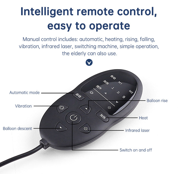 Premium Spine Massager – Relax, Relieve, and Rejuvenate |
Experience the Ultimate Back Relief with our Smart Lumbar Massager, designed to target Lower Back Discomfort with cutting-edge Vibration and Heat Therapy.