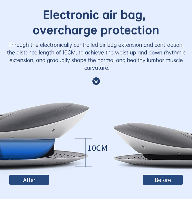 Premium Spine Massager – Relax, Relieve, and Rejuvenate |
Experience the Ultimate Back Relief with our Smart Lumbar Massager, designed to target Lower Back Discomfort with cutting-edge Vibration and Heat Therapy.