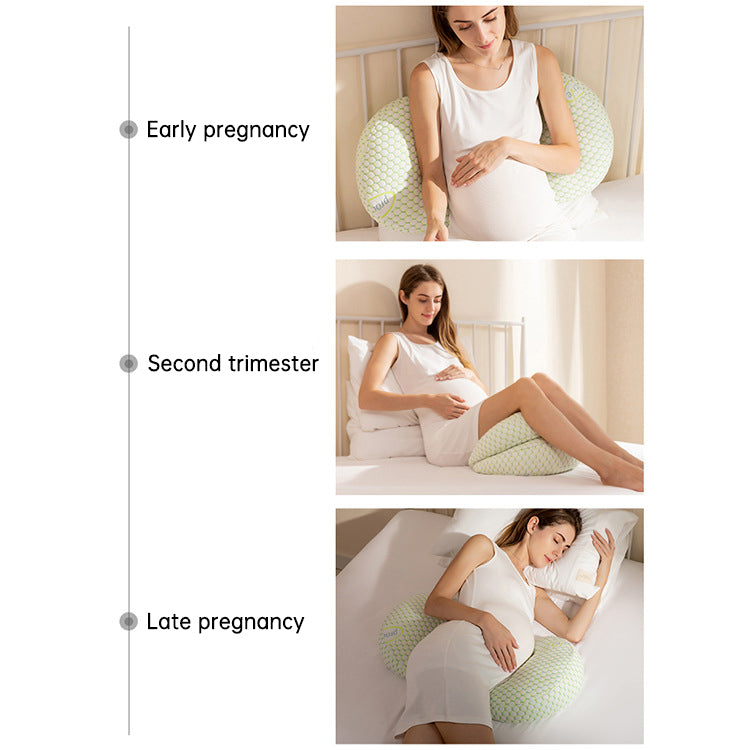 Premium Maternity Support Pillow – Ultimate Comfort for Every Trimester | Ergonomically designed to provide ultimate comfort and support throughout your pregnancy.