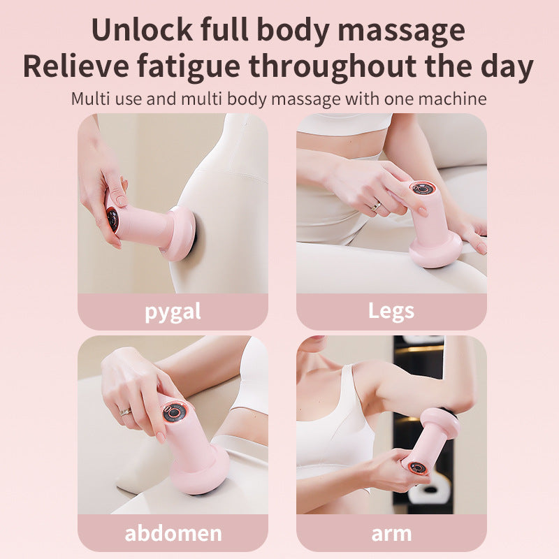 Fat pushing massager, neck, waist, shoulder kneading, fascia gun