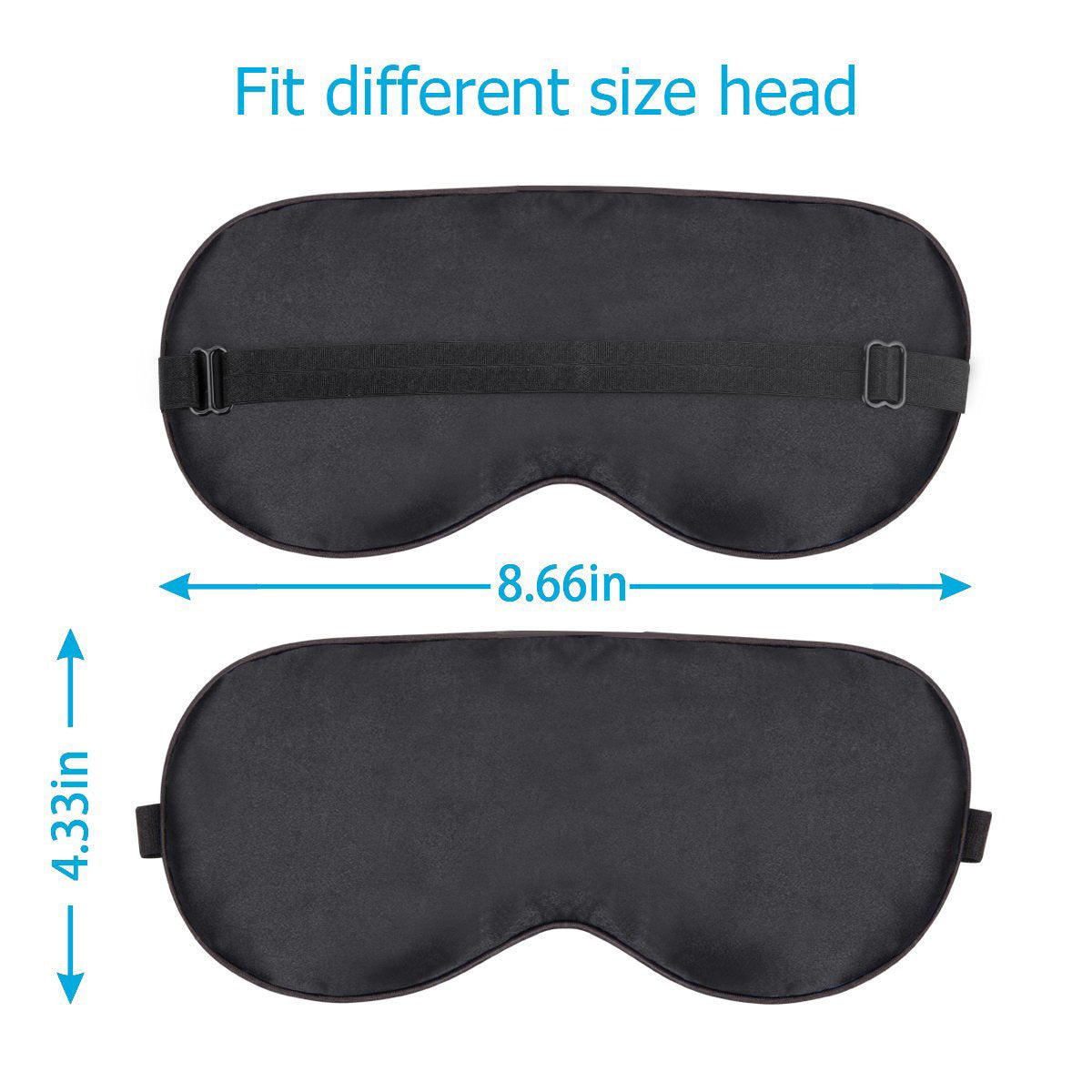 Silk Sleeping Eye Mask Mulberry Silk Sleeping Eye Mask Silk Eye Mask Double-sided Mulberry Silk Fabric Lunch Break Artifact