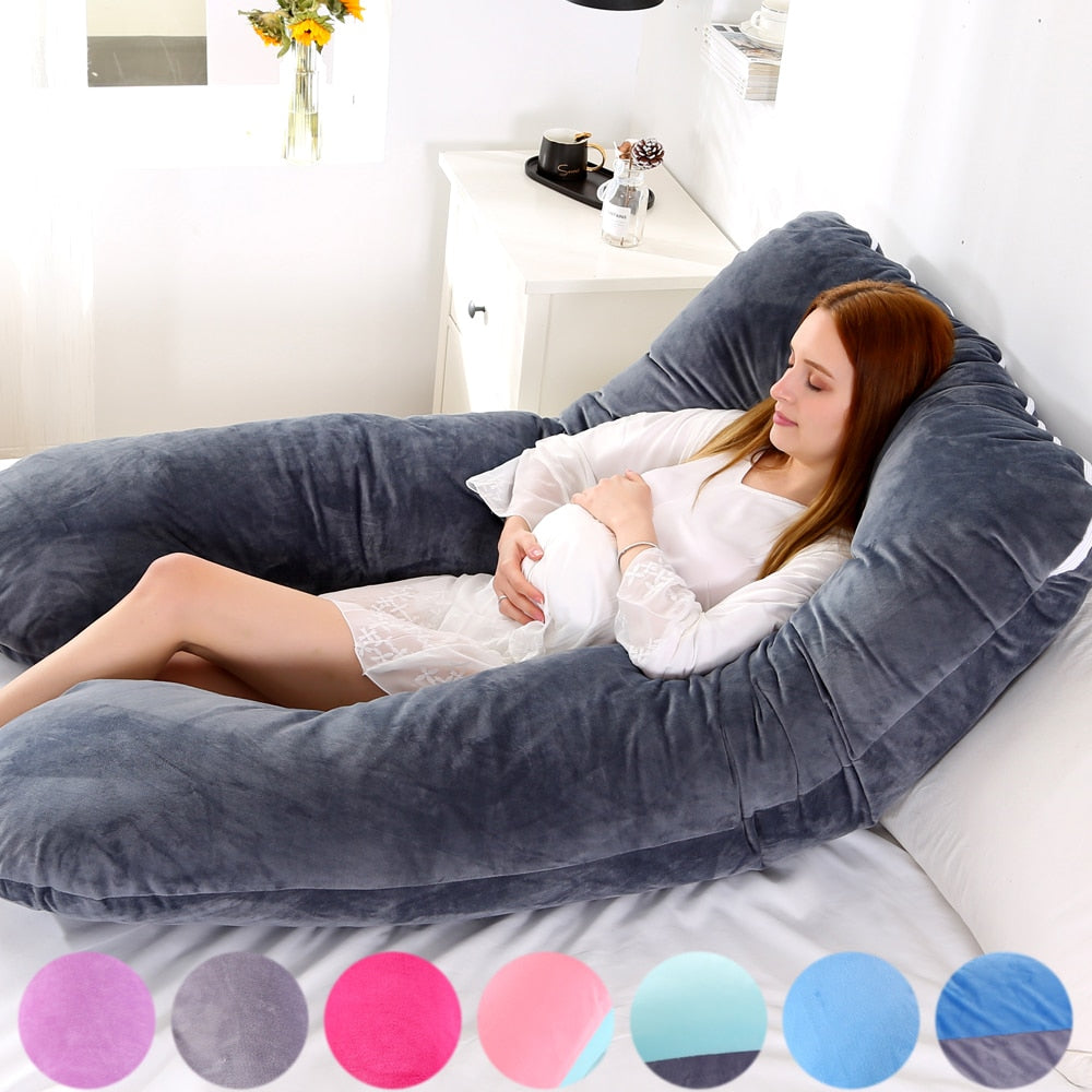 130x70cm Pregnancy Pillow | Cushion for Maternity Support, Breastfeeding, and Sleep