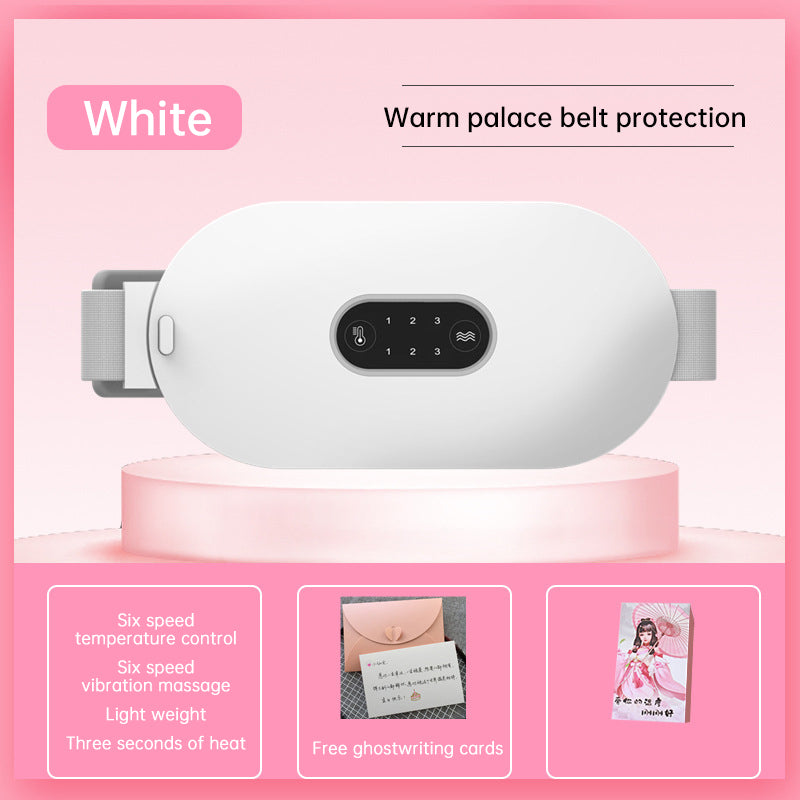 Warm palace belt constant temperature electric heating waist protection female menstrual aunt's magical massage device